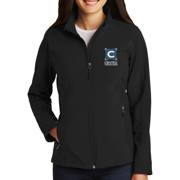 Centex Technologies Embroidered - Ladies Core Soft Shell Jacket Thumbnail