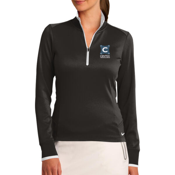 Centex Technologies Embroidered - Women's Dri FIT 1/2 Zip Cover Up Thumbnail